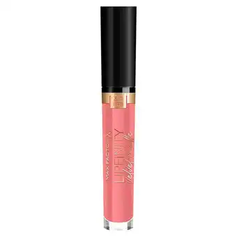 Sainsbury's Max Factor Lipfinity Velvet Matte Lipstick Posh Pink 3.5ml offer