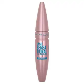 Sainsbury's Maybelline Lash Sensational Waterproof Mascara Black offer