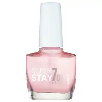 Sainsbury's Maybelline SuperStay 7 Days Nail Polish 78 Nude Porcelain offer