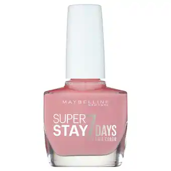 Sainsbury's Maybelline SuperStay 7 Days Gel Nail Polish 135 Nude Pink offer