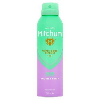 Sainsbury's Mitchum Women Triple Odor Defense Protection Shower Fresh Anti-Perspirant & Deodorant 200ml offer
