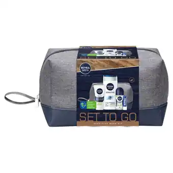 Sainsbury's Nivea Men Sensitive Set To Go Wash Gift Set for Him offer