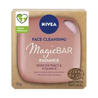 Sainsbury's NIVEA Magic Bar Radiance Face Cleansing Bar 75g offer