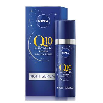 Sainsbury's NIVEA Q10 Anti-Wrinkle Power Ultra Recovery Night Serum 30ml offer