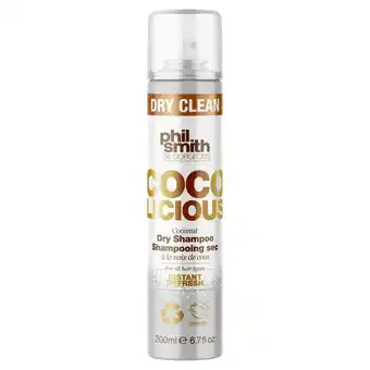 Sainsbury's Phil Smith Coco Licious Coconut Dry Shampoo 200ml offer