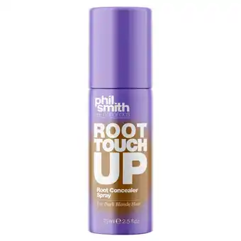 Sainsbury's Phil Smith Be Gorgeous Root Touch Up Root Concealer Spray for Dark Blonde Hair 75ml offer