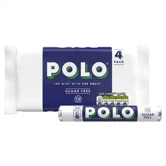 Sainsbury's Polo Sugar Free Mints Roll Multipack 4x33.4g offer