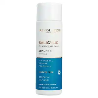 Sainsbury's Revolution Haircare Salicylic Scalp Clarifying Shampoo 250ml offer