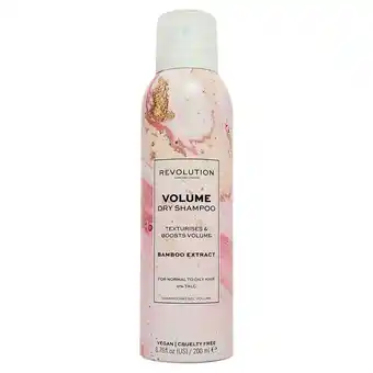 Sainsbury's Revolution Haircare Volume Dry Shampoo Bamboo Extract Added Silica 200ml offer