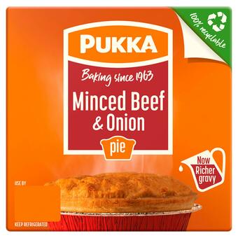 Sainsbury's Pukka Minced Beef & Onion Pie 215g offer