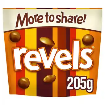 Sainsbury's Revels Chocolate More to Share Pouch Bag 205g offer