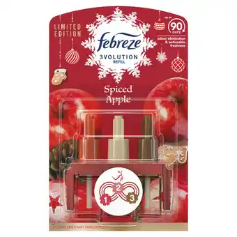 Sainsbury's Febreze 3Volution Air Freshener Plug In Refill Spiced Apple 20ml offer