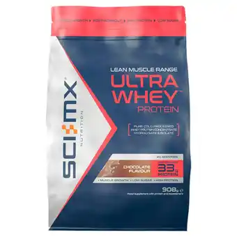 Sainsbury's Sci-MX 100% Whey Protein, Chocolate 908g offer
