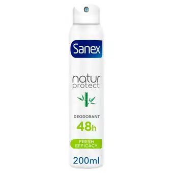 Sainsbury's Sanex Natur Protect Fresh Efficacy Natural Bamboo Deodorant 200ml offer