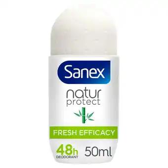Sainsbury's Sanex Natur Protect Fresh Efficacy with Natural Bamboo Roll On Deodorant 50ml offer