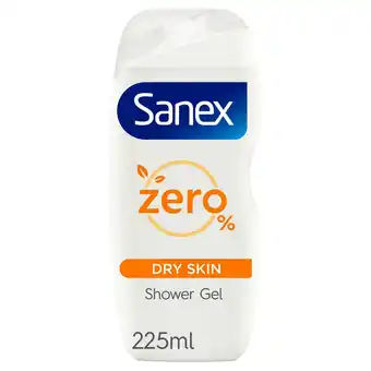 Sainsbury's Sanex Zero% Dry Skin Shower Gel 225ml offer