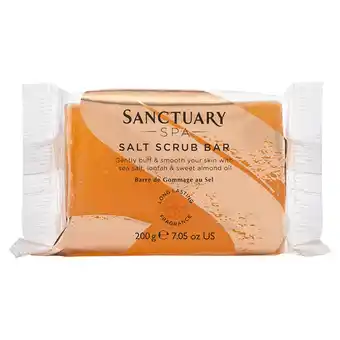 Sainsbury's Sanctuary Spa Salt Scrub Bar 200g offer