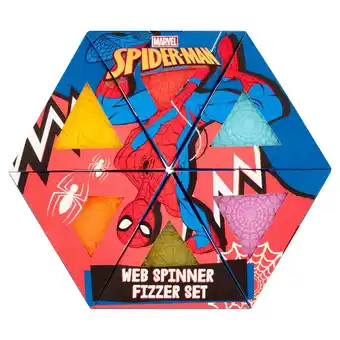Sainsbury's Spiderman Web Spinner Bath Fizzer Set offer