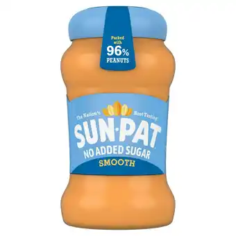 Sainsbury's Sun-Pat No Added Sugar Crunchy Peanut Butter 400g offer