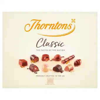 Sainsbury's Thorntons Milk, Dark, White Classic Collection Chocolate Box 449g offer