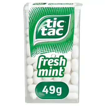 Sainsbury's Tic Tac Fresh Mint 100 48g offer