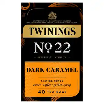 Sainsbury's Twinings Dark Caramel Tea, 40 Tea Bags offer