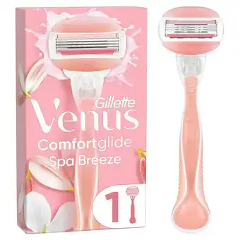 Sainsbury's Venus Comfortglide Spa Breeze Razor with Blade offer
