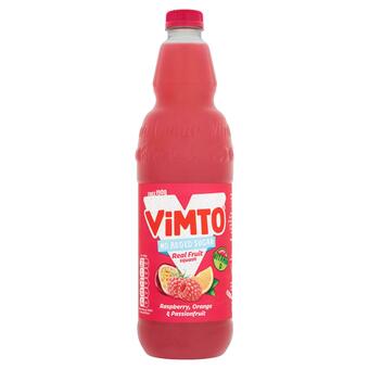 Sainsbury's Vimto Remix Raspberry, Orange & Passionfruit, No Added Sugar 1L offer