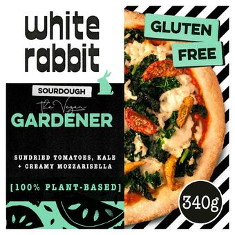 Sainsbury's White Rabbit The Vegan Gardener Pizza 340g offer