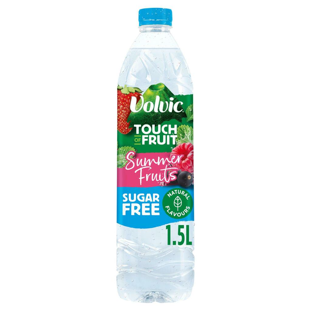 Volvic Touch of Fruit Sugar Free Summer Fruits Flavoured Water 1.5L