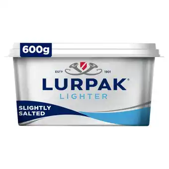 Asda Lurpak Slightly Salted Lighter 600g offer