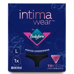 Asda Bodyform Period Underwear Bikini Black offer