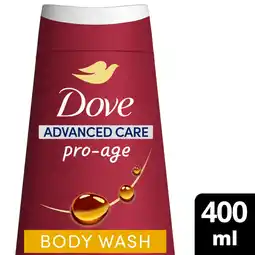 Asda Dove Advanced Care Body Wash Pro Age 400 ml offer