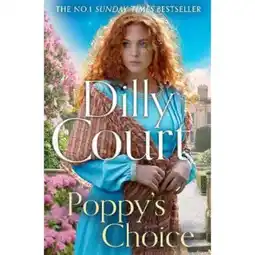 Asda Paperback Poppy's Choice by Dilly Court offer