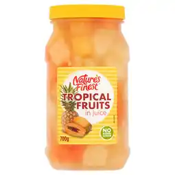 Sainsbury's Nature's Finest Tropical Fruits in Juice 700g offer