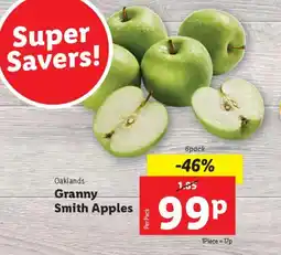 Lidl Oaklands Granny Smith Apples offer