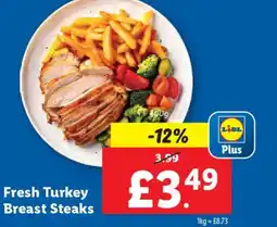 Lidl Fresh Turkey Breast Steaks offer