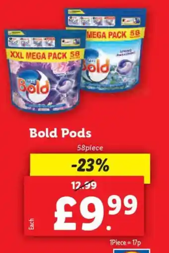 Lidl Bold Pods offer