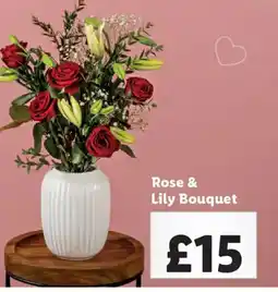 Lidl Rose & Lily Bouquet offer