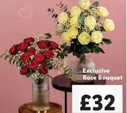 Lidl Exclusive Rose Bouquet offer