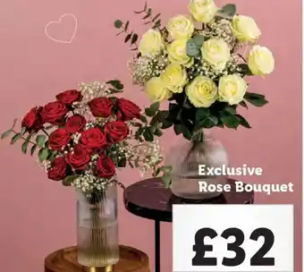 Lidl Exclusive Rose Bouquet offer