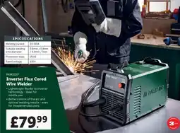 Lidl PARKSIDE Inverter Flux Cored Wire Welder offer