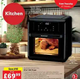 Lidl SILVERCREST KITCHEN TOOLS 9 in 1 Air Fryer offer