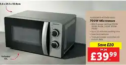 Lidl SILVERCREST KITCHEN TOOLS 700W Microwave offer