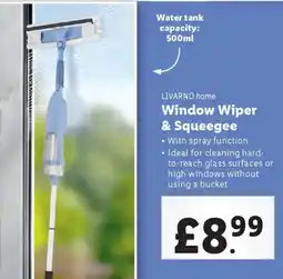 Lidl LIVARNO home Window Wiper & Squeegee offer