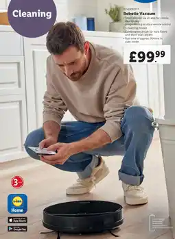 Lidl SILVERCREST Robotic Vacuum offer