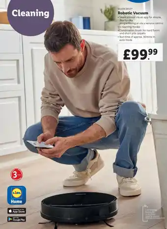 Lidl SILVERCREST Robotic Vacuum offer