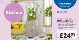 Lidl SILVERCREST KITCHEN TOOLS 600W Jug Blender offer