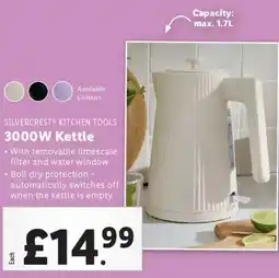 Lidl SILVERCREST KITCHEN TOOLS 3000W Kettle offer