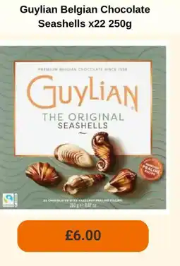 Sainsbury's Guylian Belgian Chocolate Seashells offer